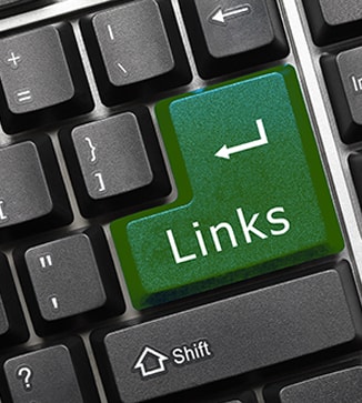 Links key on a keyboard